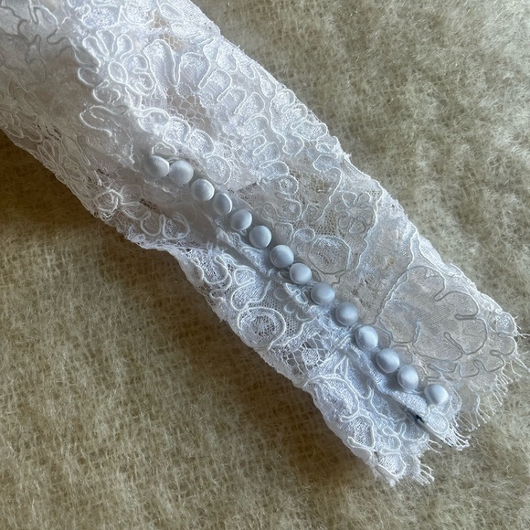Priscilla of Boston vintage 1980’s lace wedding dress - Picture 7 of 16